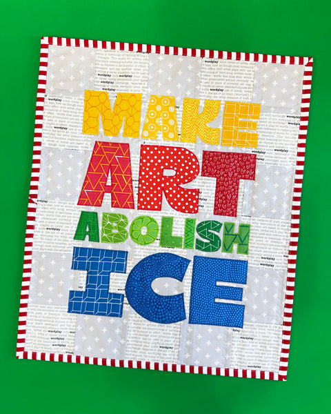 Abolish Ice Free PDF Appliqué Pattern