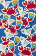 Crab with Fries Sticker