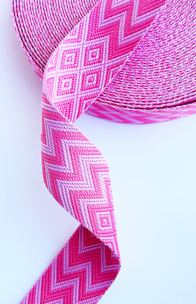 Pink Crossroads - 2in Handle Webbing