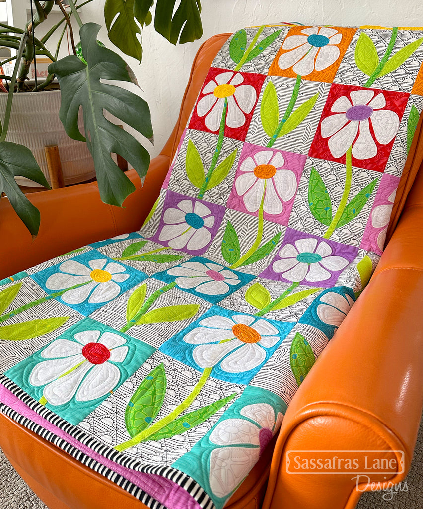 Daisy Canvas Fabric – Sassafras Lane Designs