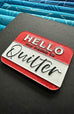 Hello Quilter Enamel Pin