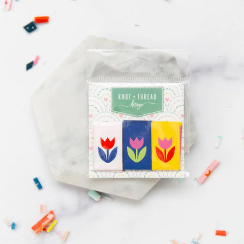 "Tulips" Sew-in Labels