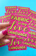 Love Language Sticker