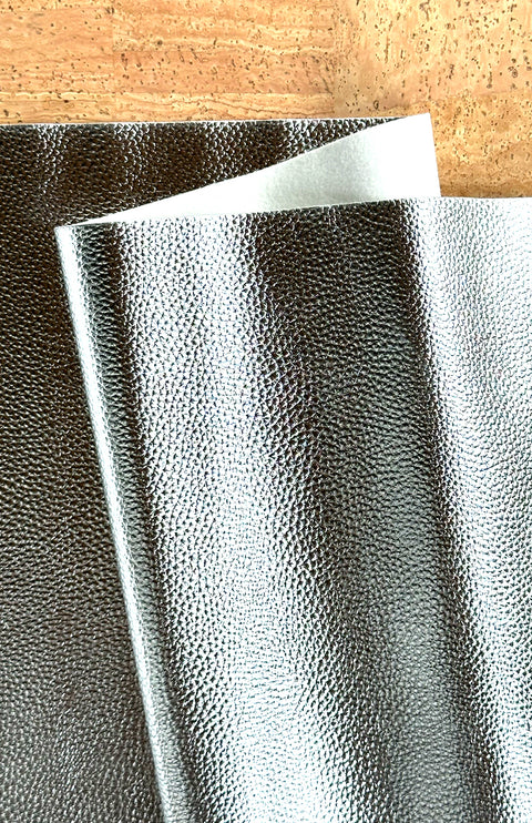 Metallic Disco Pebbled Faux Leather