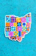 Ohio State Quilt Sticker