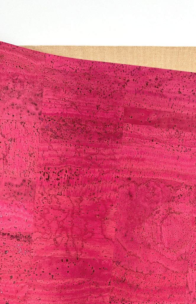 Pink Cork Fabric