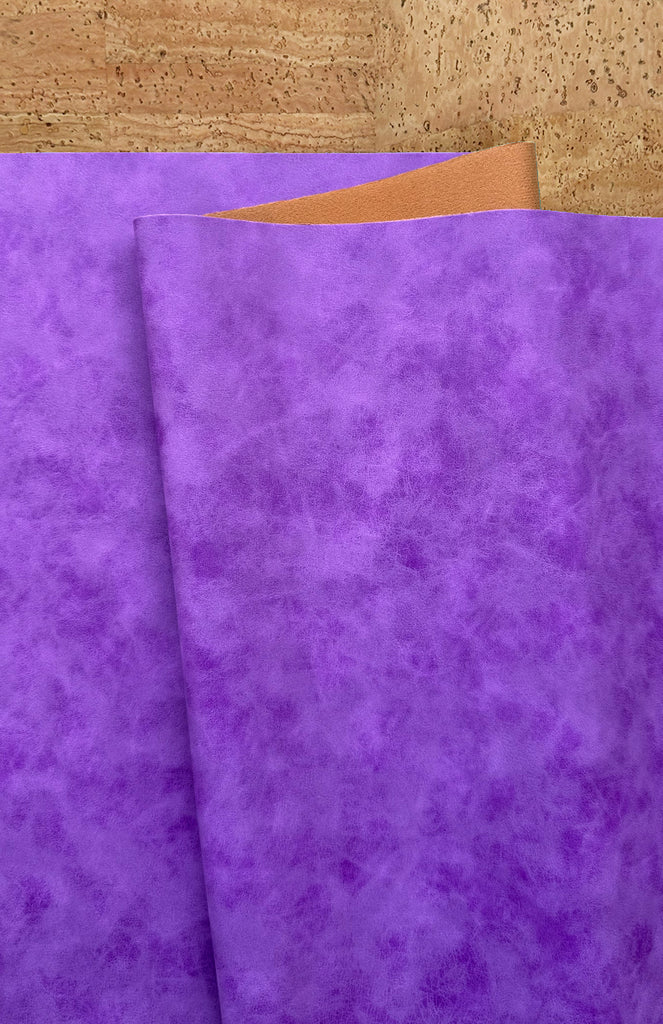 Purple Suede Faux Leather