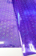 Purple Iridescent Neon Heart PVC Vinyl