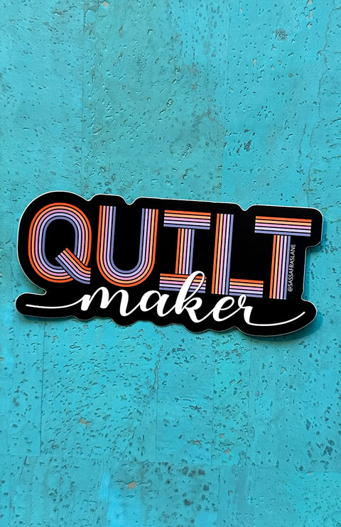 Quilt Maker Sticker