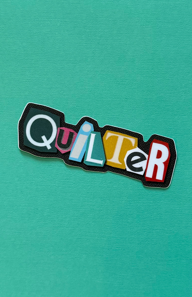 Ransom Quilter Sticker