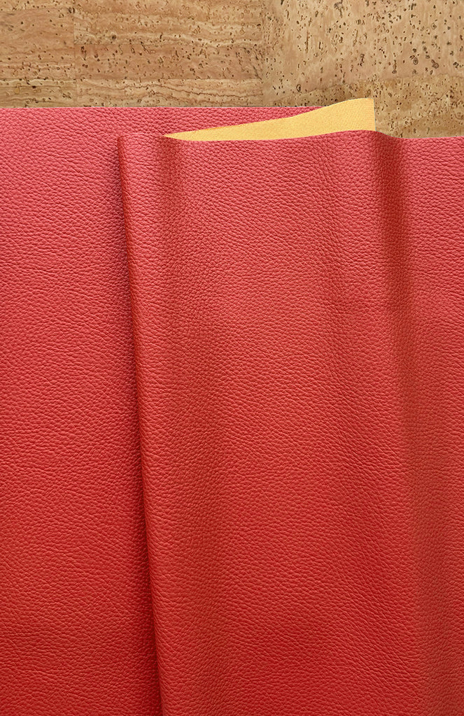 Rust Pebbled Faux Leather