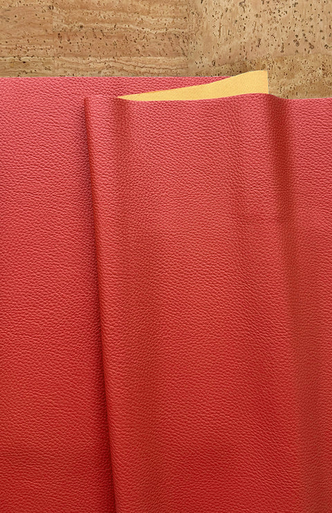Rust Pebbled Faux Leather