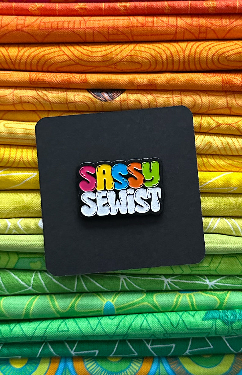 Sassy Sewist Enamel Pin