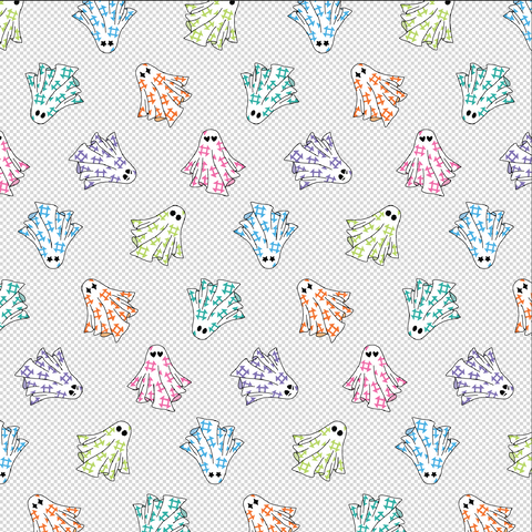Quilty Ghosts Clear TPU Vinyl