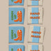 Hand Made / Cowboy Boot Square Sew-in Labels