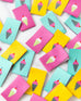 "Ice Cream Cones" Sew-in Labels