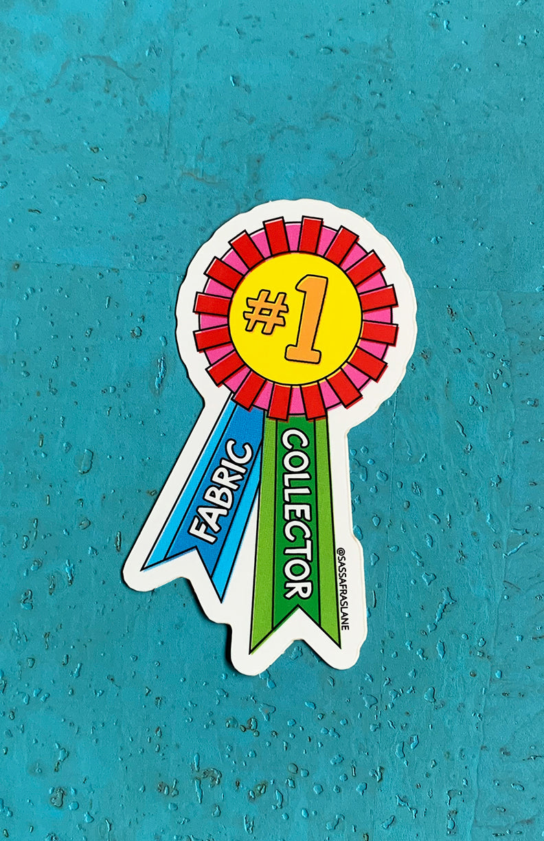 Fabric Collector Award Sticker – Sassafras Lane Designs