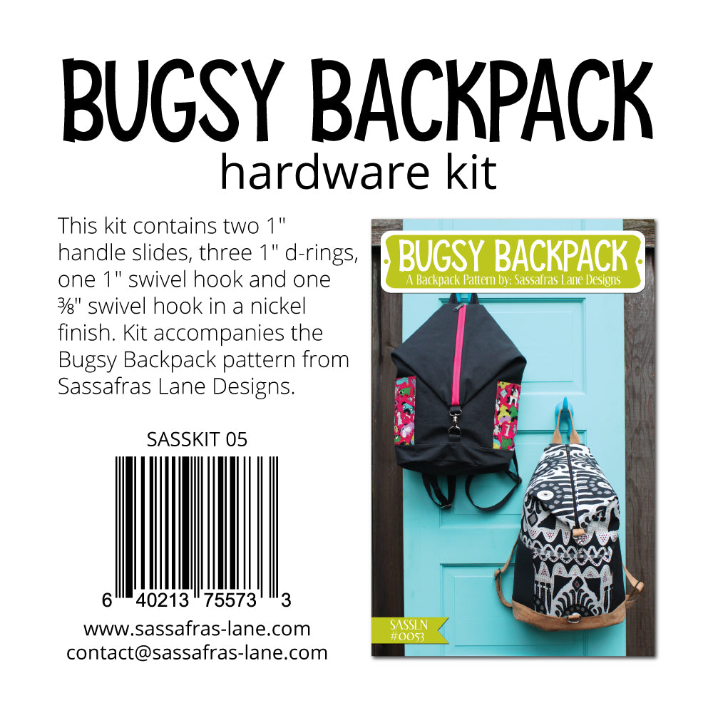 Bugsy Backpack Hardware Kit – Sassafras Lane Designs