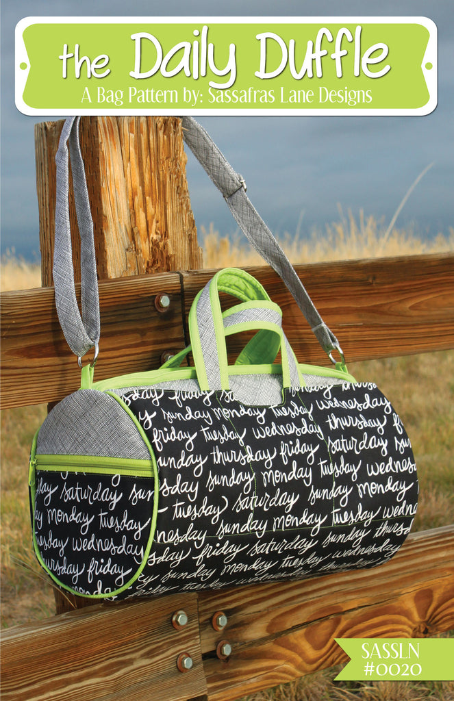 The Daily Duffle Bag Pattern – Sassafras Lane Designs