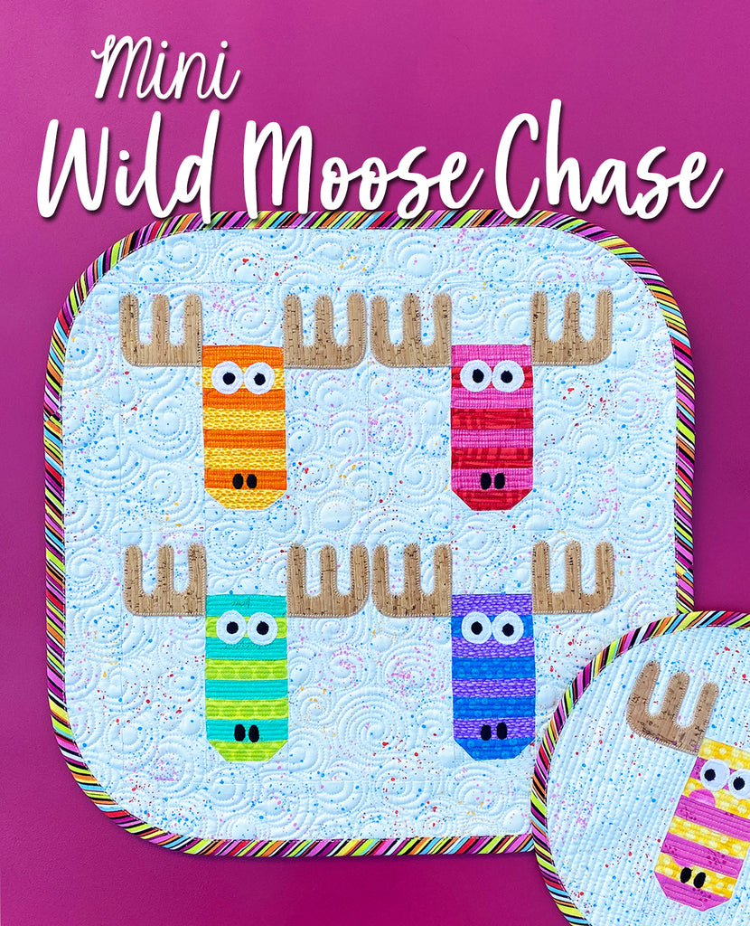 Mini Wild Moose Chase Quilt Pattern