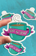 Sip 'N' Sew Mug Sticker