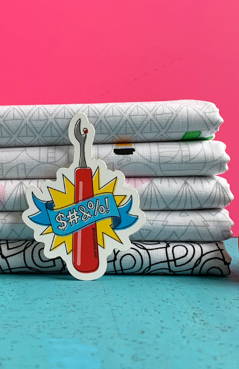 Se Ripper Navy Sticker Seam Ripper Sticker – Sassafras Lane Designs