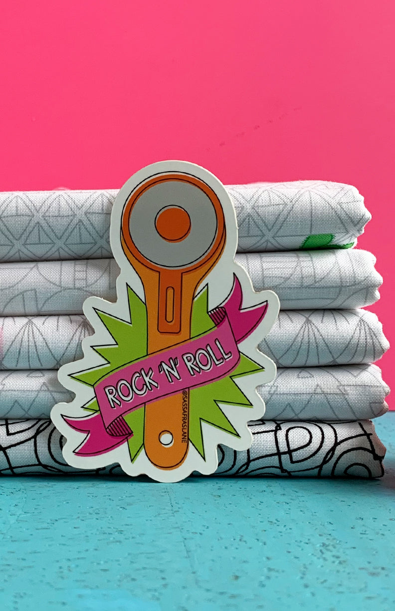 Rotary Cutter Sticker – Sassafras Lane Designs