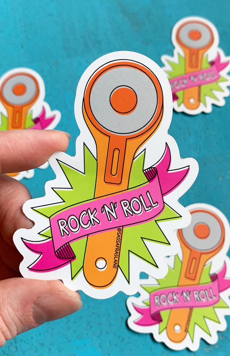 Rotary Cutter Sticker – Sassafras Lane Designs