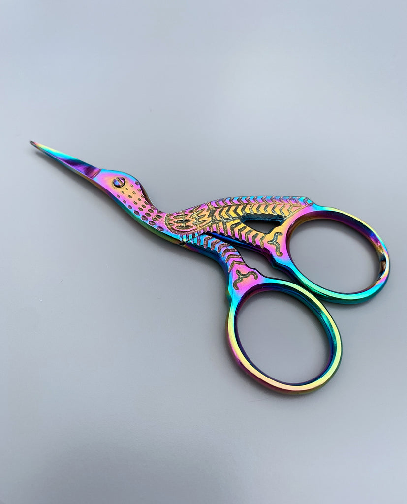 Milward Embroidery Scissors // Stork Embroidery Scissors // Rainbow  Scissors // Sewing Accessories // Cross Stitch Scissors / Stork Scissors -   Norway